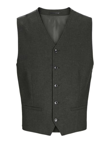 JACK&JONES Herren Jprwinter Twill Waistcoat Anzugweste, Peat/Fit:Slim FIT, 56 von JACK & JONES