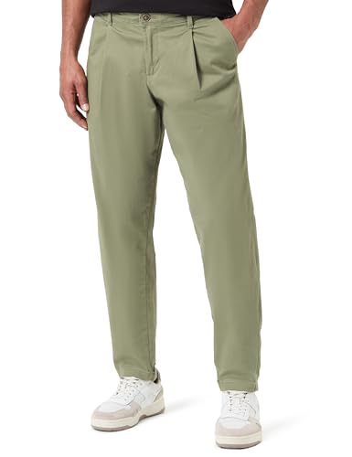 JACK & JONES Herren Jpstbill Jjbowie Pleated Noos Chinohose, Deep Lichen Green, 29W / 30L JACK & JONES Herren Jpstbill Jjbowie Pleated Noos Chinohose, Deep Lichen Green, 29W / 30L von JACK & JONES