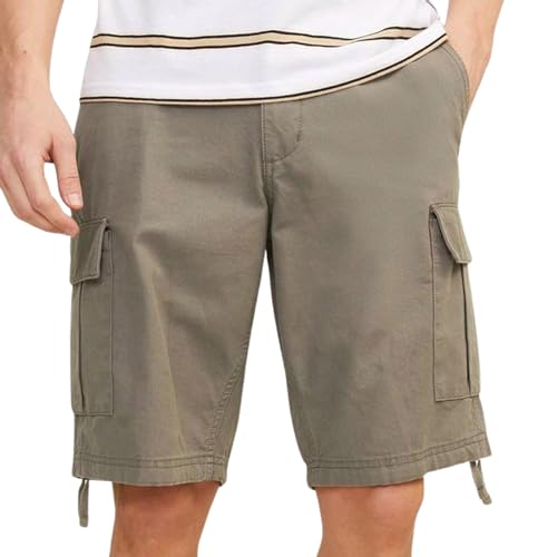 JACK & JONES Herren Jpstcole Barkley Jjcargo Shorts Sn Cargoshorts 12248685,Bungee Cord,M von JACK & JONES