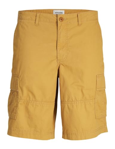JACK & JONES Herren Jpstcole Jjcampaign Short Cargoshorts, Honey Mustard, M von JACK & JONES