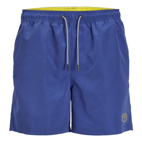 JACK & JONES Herren Badehose Badeshort JPSTFIJI JJSWIM SOLID S M L XL XXL, Größe:M, Farbe:Bluing SOLID 12225961 von JACK & JONES