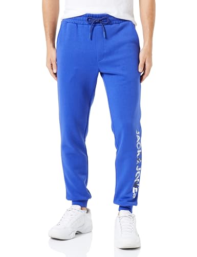 JACK & JONES Herren Jpstgordon Jjjames Sweat Pants Gms Jogginghose, Bluing, S EU von JACK & JONES