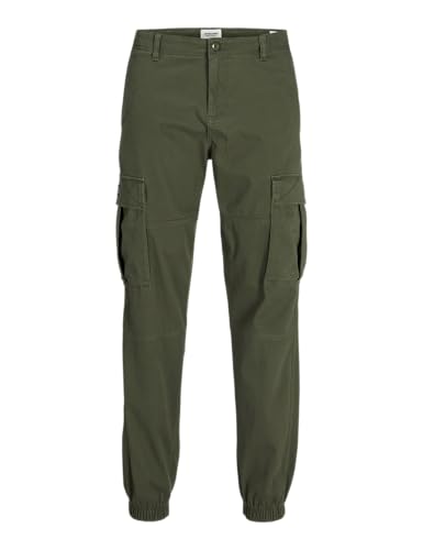 JACK&JONES Herren Jpstkane Jjjonnie Cuffed Cargo Cargohose, Olive Night, 34W x 32L JACK&JONES Herren Jpstkane Jjjonnie Cuffed Cargo Cargohose, Olive Night, 34W x 32L von JACK & JONES