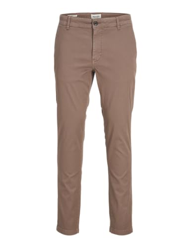 JACK&JONES Herren Jpstmarco Jjarthur Chino Sn Chinohose, Peppercorn, 33 W/34 L von JACK & JONES