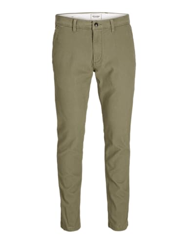 JACK & JONES Herren Jpstmarco Jjdave Noos Chinohose, Dusty Olive, 30W / 30L von JACK & JONES