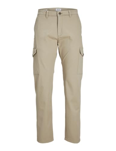 JACK & JONES Herren Jpstollie Jjbowie Cargo Noos Cargohose, Crockery,32W / 36L von JACK & JONES