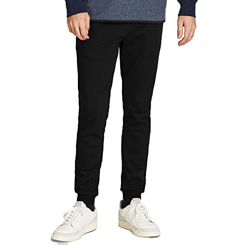 JACK & JONES Herren Jpstwill Jjnewbasic Sweat Pants Nafa Noos Jogginghose, Schwarz, L EU von JACK & JONES
