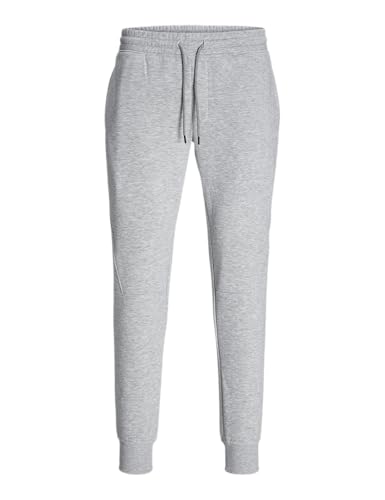 JACK & JONES Herren Jpstwill Jjtree Sweat Pants Nb Jogginghose 12258694,Light Grey Melange,L von JACK & JONES