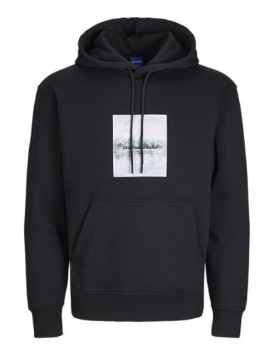 JACK & JONES Herren Kapuzenpullover Gedruckt, Schwarz,M JACK & JONES Herren Kapuzenpullover Gedruckt, Schwarz,M von JACK & JONES