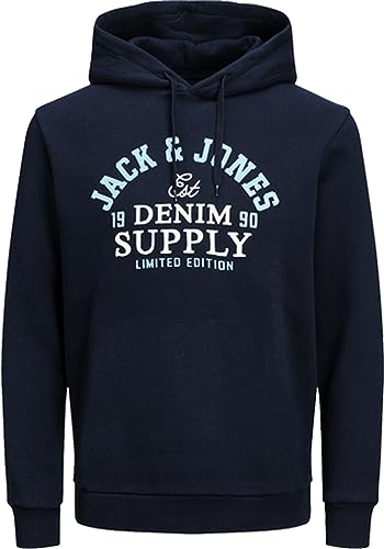 JACK & JONES Herren Kapuzenpullover Hoodie Fr7q Sweat (6XL, 112) von JACK & JONES