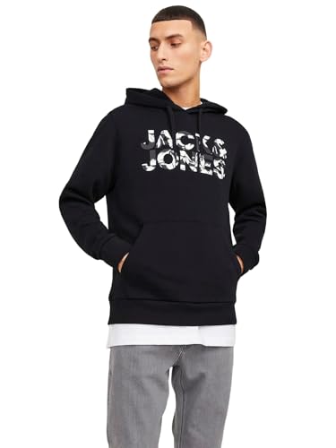 JACK & JONES Jjejeff Corp Logo Sweat Hood Sn von JACK & JONES