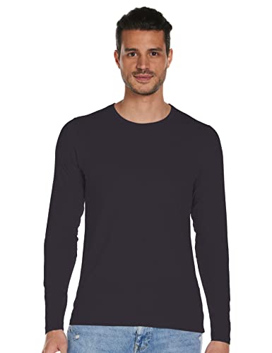 JACK & JONES Herren Longsleeve JJEBasic O-Neck Langarm-Shirt 12059220 Navy Blue L von JACK & JONES