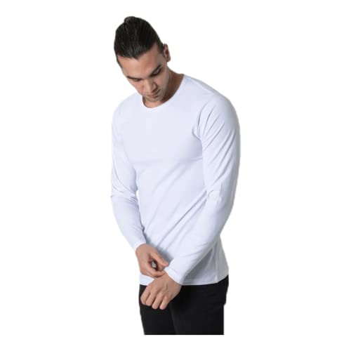 JACK & JONES Male T-Shirt Langarm-Basic- LOPT White von JACK & JONES