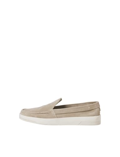 JACK & JONES Herren Maccartney Suede Loafer Sn Slipper, Plaza Taupe, 42 EU von JACK & JONES
