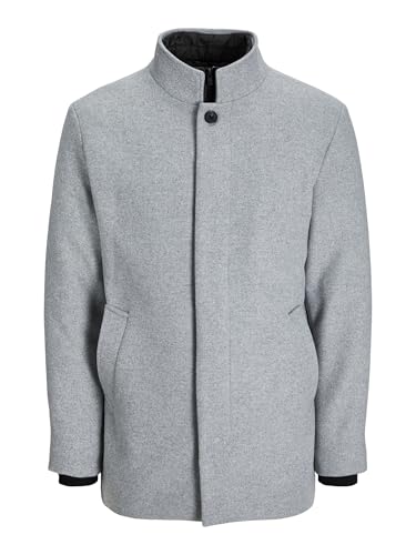 JACK & JONES Herren Mantel – Übergangsjacke & Wintermantel, Trenchcoat mit Stehkragen, Winddicht & Atmungsaktiv, Elegante Herren Jacke für Frühling, Herbst & Winter von JACK & JONES