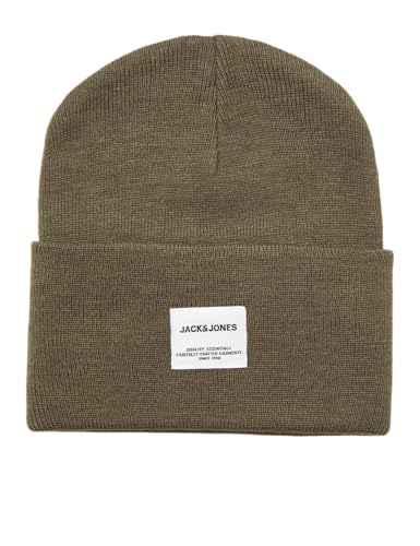 JACK & JONES Herren Mütze JACLONG Knit Beanie One Size Schwarz Grau Rot Grün, Größe:One Size, Farbe:Sea Turtle 12150627 von JACK & JONES