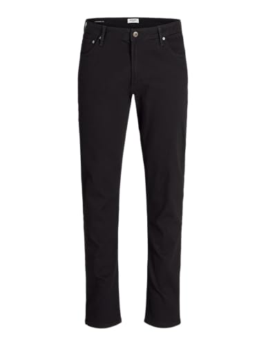 JACK & JONES Herren Jjitim Jjoriginal Am 816 Plus Noos Slim Jeans, Black Denim, 44W 36L EU von JACK & JONES