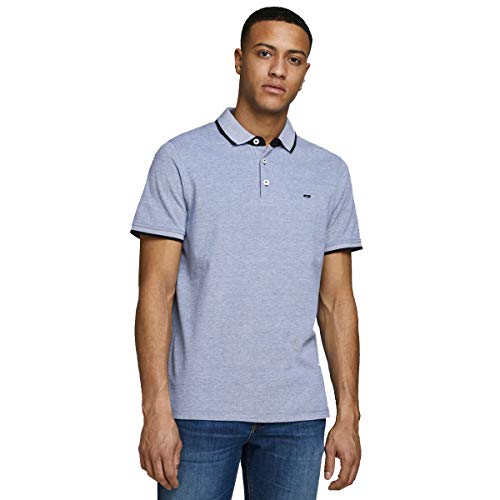 JACK & JONES Male Poloshirt Einfarbig Poloshirt von JACK & JONES