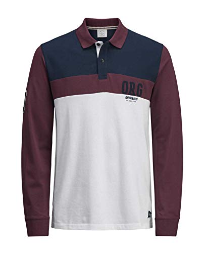 JACK & JONES Herren Poloshirt Jorrichie Polo (XL, Rot (Sassafras Fit:REG)) von JACK & JONES