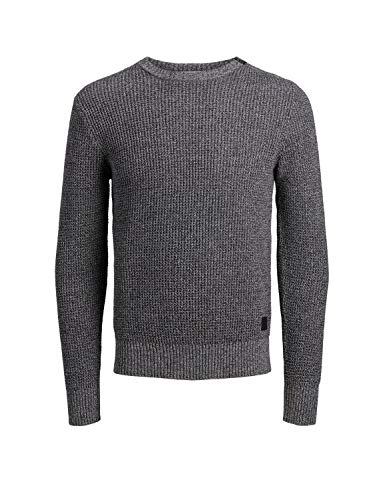 JACK & JONES Herren Pullover Desperado grau XL von JACK & JONES