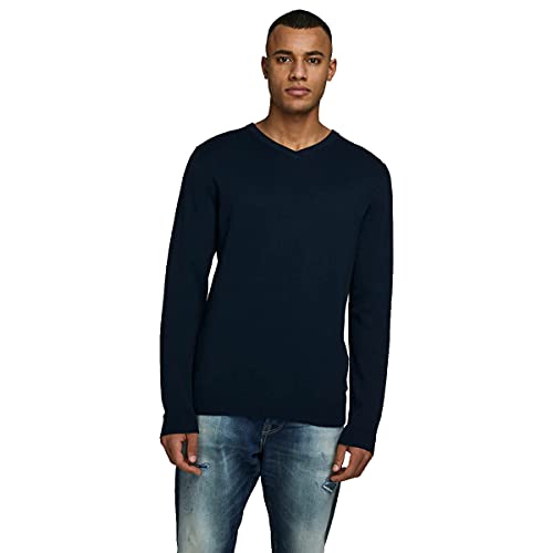 JACK & JONES Male Strickpullover Einfarbig Strickpullover von JACK & JONES