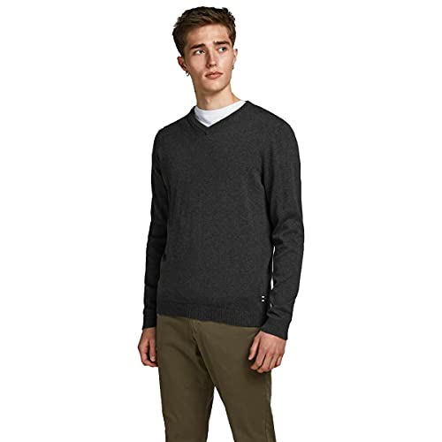 JACK & JONES Male Strickpullover Einfarbig Strickpullover von JACK & JONES