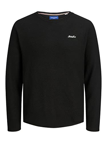 JACK & JONES Herren Pullover Paul schwarz/weiß/Mint S von JACK & JONES