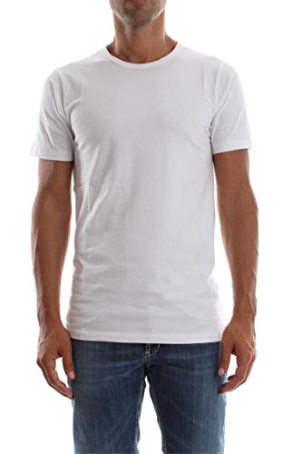 JACK & JONES Herren Rundhals T-Shirt Basic 12058529 2er Pack, Größe:XXL;Farbe:Optical White von JACK & JONES