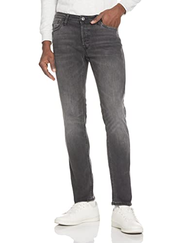 Herren Jack & Jones Slim Fit Jeans Glenn Skinny Tapered JJI Glenn ORIGINAL AM, Farben:Schwarz-2, Größe Jeans:28W / 30L von JACK & JONES