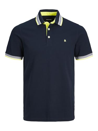 JACK & JONES Herren Jjepaulos Polo Ss Noos T-Shirt, Dunkelblau-3, XS JACK & JONES Herren Jjepaulos Polo Ss Noos T-Shirt, Dunkelblau-3, XS von JACK & JONES