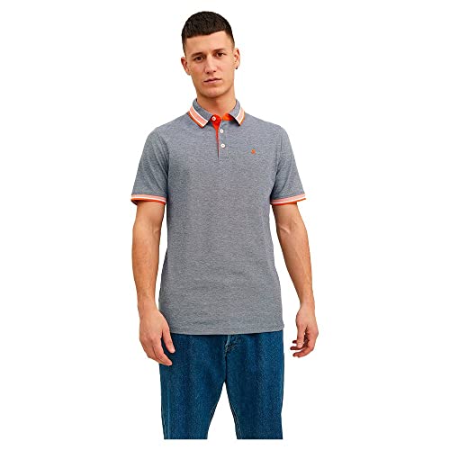 JACK & JONES Male Poloshirt Einfarbig Poloshirt von JACK & JONES