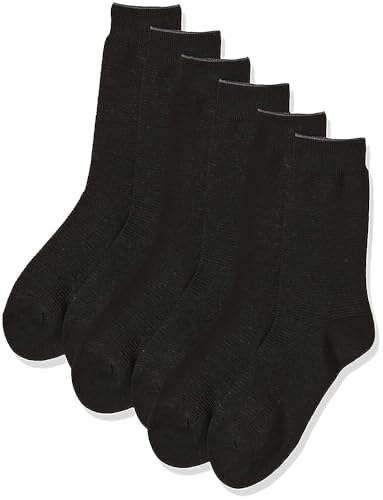 JACK & JONES Herren Socken 3-pack Cotton Sock Fipo Gr. One Size (Herstellergröße: One Size) Schwarz (Black) von JACK & JONES