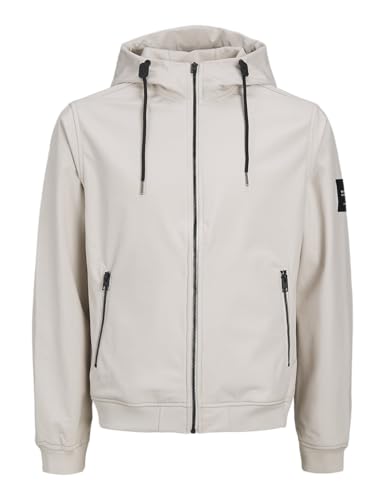 JACK&JONES Herren Softshell Jacke mit Kapuze Funktions Outdoor Blouson Übergangs Jacket JJEBASIC von JACK & JONES