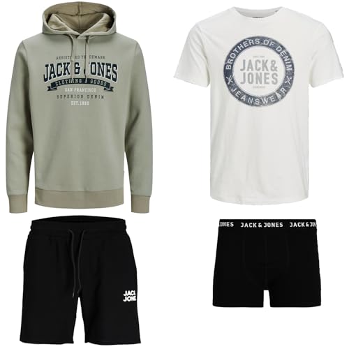 JACK & JONES Herren Sommer Box Sweat Hoodie T Shirt Trunk Boxershort Shorts Kurze Hose Sport Bermuda S M L XL XXL (XXL, Sommer Box 9) von JACK & JONES