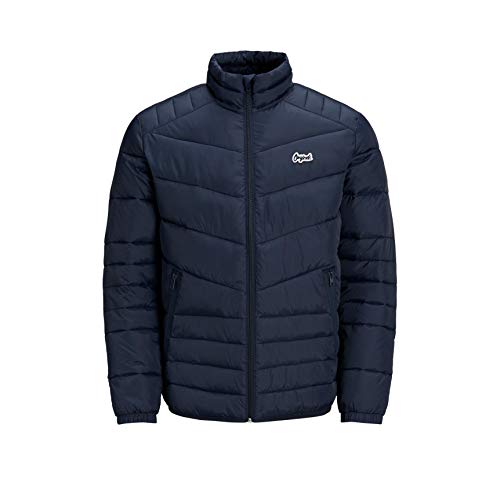 JACK & JONES Herren Steppjacke Übergangsjacke Leichte Jacke Kapuzenjacke (S, dunkelblau) von JACK & JONES