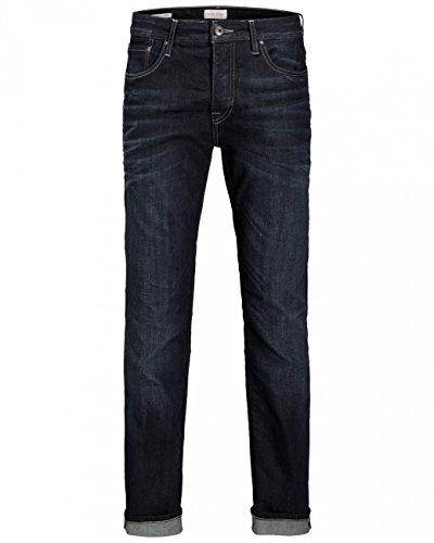 JACK & JONES Herren Straight Fit Jeans jjiTim jjOriginal JOS 318 blau W 27 L 32 von JACK & JONES
