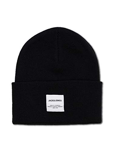 JACK&JONES Damen JACLONG Knit NOOS Beanie, Black, ONE Size/ von JACK & JONES