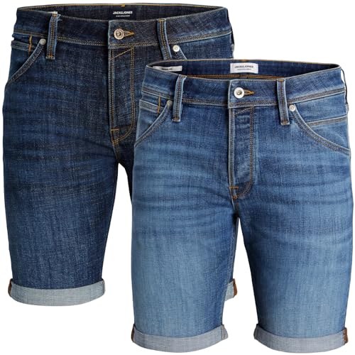 JACK & JONES Herren Sweat Shorts Kurze Hose Sporthose Bermuda Chino Training Jeans (3XL, 2er Pack #18) von JACK & JONES