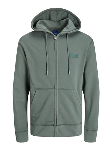 JACK&JONES Herren Sweatjacke JORFADED Sweat Zip Hood (DE/NL/SE/PL, Alphanumerisch, S, Regular, Regular, Laurel Wreath) von JACK & JONES