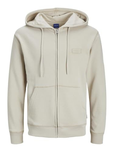 JACK&JONES Herren Sweatjacke JORFADED Sweat Zip Hood (DE/NL/SE/PL, Alphanumerisch, XXL, Regular, Regular, moonbean) von JACK & JONES