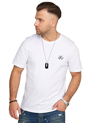 JACK & JONES Herren T-Shirt Elif Infinity O-Neck Shirt Kurzarmshirt (as3, Alpha, m, Regular, Regular, White) von JACK & JONES