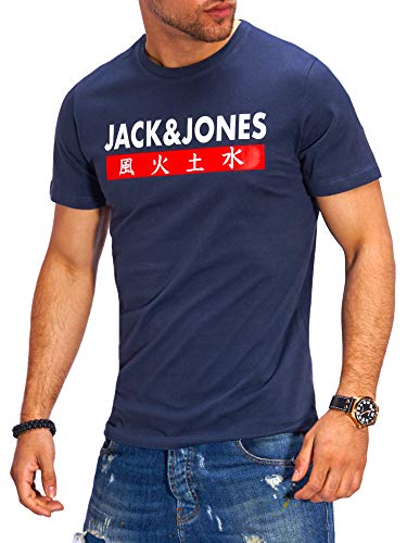 JACK & JONES Herren T-Shirt Kurzarmshirt Logo Print Total Eclipse XS JACK & JONES Herren T-Shirt Kurzarmshirt Logo Print Total Eclipse XS von JACK & JONES