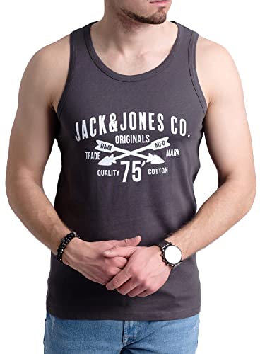 JACK & JONES Herren Tank-Tops Vielfältige Prints | Schmale Passform und atmungsaktive Baumwolle (Havka TT Opt 3, XL) von JACK & JONES