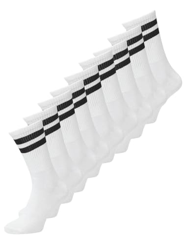 JACK & JONES Herren Tennissocken, Farbe:Weiß, Größe:One Size von JACK & JONES