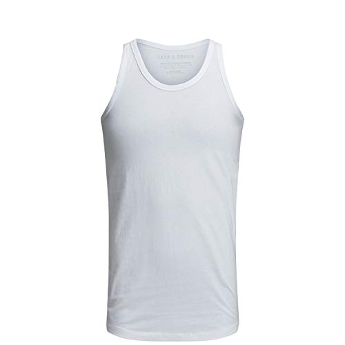 JACK & JONES Male Tanktop Basic-White, XL von JACK & JONES