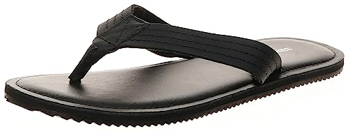 JACK & JONES Herren Washton Leather Hausschuh, Anthrazit, 45 EU X-Weit von JACK & JONES