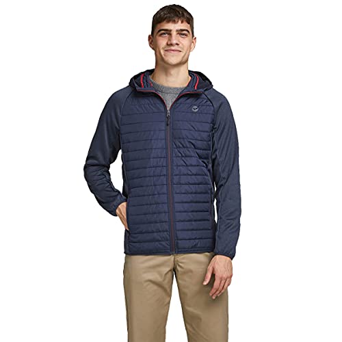 JACK & JONES Herren Gesteppte gepolsterte Jacke - Marine Blazer - XXL von JACK & JONES