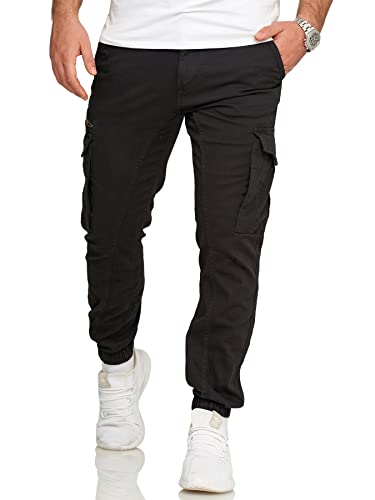 JACK & JONES Infinity Herren Cargohose Ollie ARIS Freizeithose Cargo Joggers (Black, W36 L30) von JACK & JONES