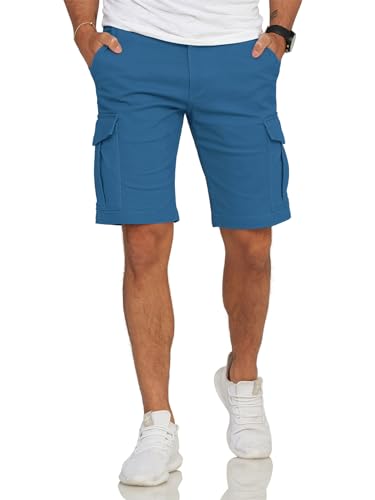JACK & JONES Infinity Herren Cargoshorts Joe Freizeithose Shorts Kurze Hose (DE/NL/SE/PL, Alphanumerisch, S, Regular, Regular, Dark Blue) von JACK & JONES
