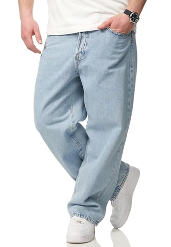JACK & JONES Infinity Herren Jeans Alex ARIS Loose Fit Denim Herrenhose Light Blue Denim W36 L32 von JACK & JONES